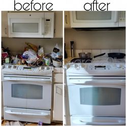 Cleaning Grace - Before - after (deep cleaning + organizing)