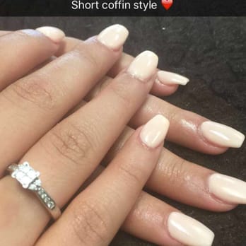 Diva Nails - Short coffin style nails - Skin Care Near Me - Hawaiian Gardens, California