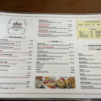 Amigo Pancake House Restaurant - menu - Breakfast & Brunch Near Me - Port Coquitlam, British Columbia Amigo Pancake House Restaurant - menu - Breakfast & Brunch Near Me - Port Coquitlam, British Columbia