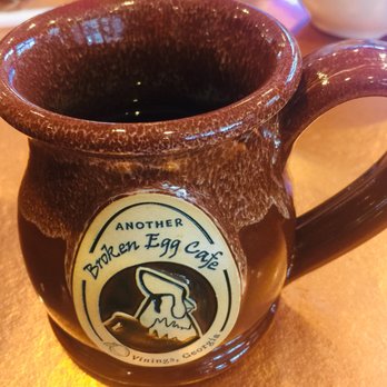 Another Broken Egg Cafe - Coffee is served in thick, shiny, handcrafted crockery. - Cafes Near Me - Atlanta, Georgia Another Broken Egg Cafe - Coffee is served in thick, shiny, handcrafted crockery. - Cafes Near Me - Atlanta, Georgia