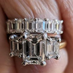 Hingham Jewelers - The seven emerald diamond band was perfect.