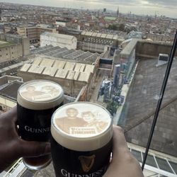 Gravity Bar - Gravity Bar located on top floor of Guinness StoreHouse in Dublin, Ireland on 10/08/2025 - how cool our beer photo art!