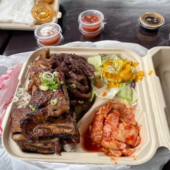 Gushi - Mix Triple Plate - Korean Near Me - Los Angeles, California Gushi - Mix Triple Plate - Korean Near Me - Los Angeles, California