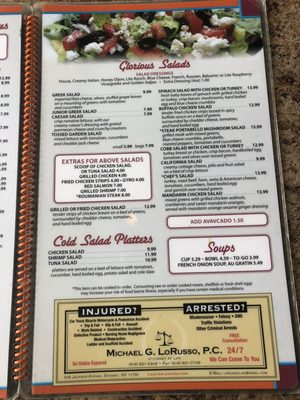 Menu photo 5 Terrace Diner West Babylon, NY