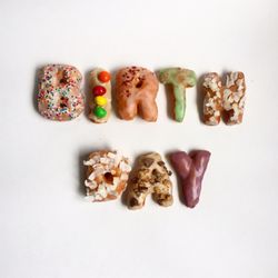 Chin Up Donuts - Letter donuts, say it with donuts!