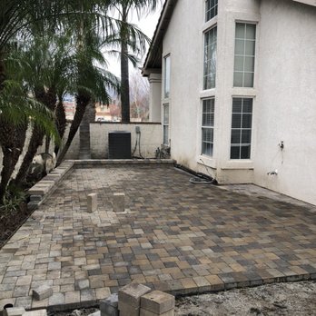 Tony's Landscape - During construction, patio pavers going in! - Landscaping Near Me - Rialto, California Tony's Landscape - During construction, patio pavers going in! - Landscaping Near Me - Rialto, California