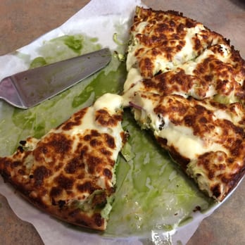 A Pizza House - Pesto Chicken with artichokes added, REALLY delicious! - Pizza Near Me - Everett, Washington