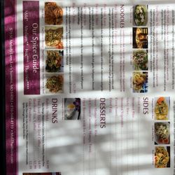Mali Thai Bistro - Menu
