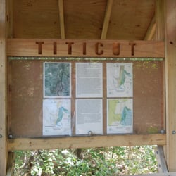 Camp Titicut Reservation - The entrance sign