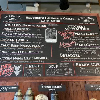 Beecher's Handmade Cheese - Menu - Cheese Shops Near Me - Seattle, Washington