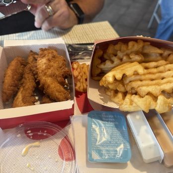 Chick-fil-A - Chicken strips And waffle fries yum - Chicken Shop Near Me - Sparks, Nevada