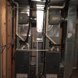 Chicagoland Heating & Cooling - New Install: 2 Furnaces 2 Evaporator cois 2 Humidifiers 2 Condensers