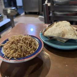 Tara Kitchen - Side of Rice and Pita