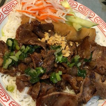 Pho Thien Phat - Grilled pork vermicelli with fried egg roll - Vietnamese Near Me - Richmond, Virginia Pho Thien Phat - Grilled pork vermicelli with fried egg roll - Vietnamese Near Me - Richmond, Virginia