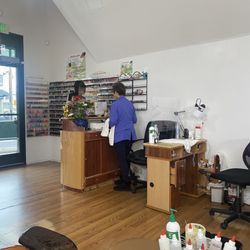 Lavender Nails Spa - Owner in blue.