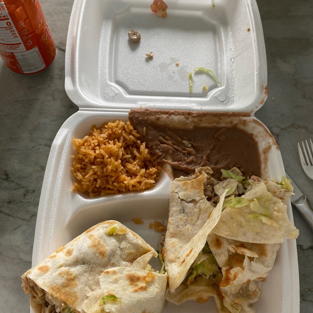 Taco Burrito King - a meal in a styrofoam container - Mexican Near Me - Des Plaines, Illinois Taco Burrito King - a meal in a styrofoam container - Mexican Near Me - Des Plaines, Illinois