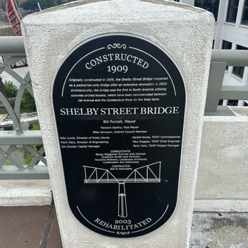 John Seigenthaler Pedestrian Bridge - Landmarks & Historical Buildings Near Me
