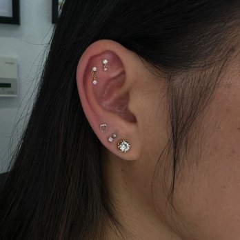 Gold Society Piercing - Happy ear curation client - Piercing Near Me - Walnut Creek, California Gold Society Piercing - Happy ear curation client - Piercing Near Me - Walnut Creek, California