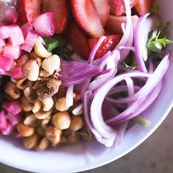 Sage Fresh Eats - Spring 2023 Strawberry Rhubarb Salad