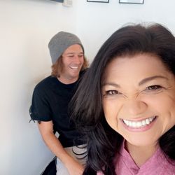 Happy with my services (cut and color) done by Drew.