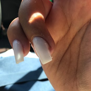 Luxe Nails And Spa - Really bad job. Super miss shaped ! - Nail Salons Near Me - Modesto, California