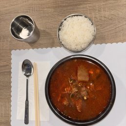 Spicy Beef Rice Soup / 따로국밥