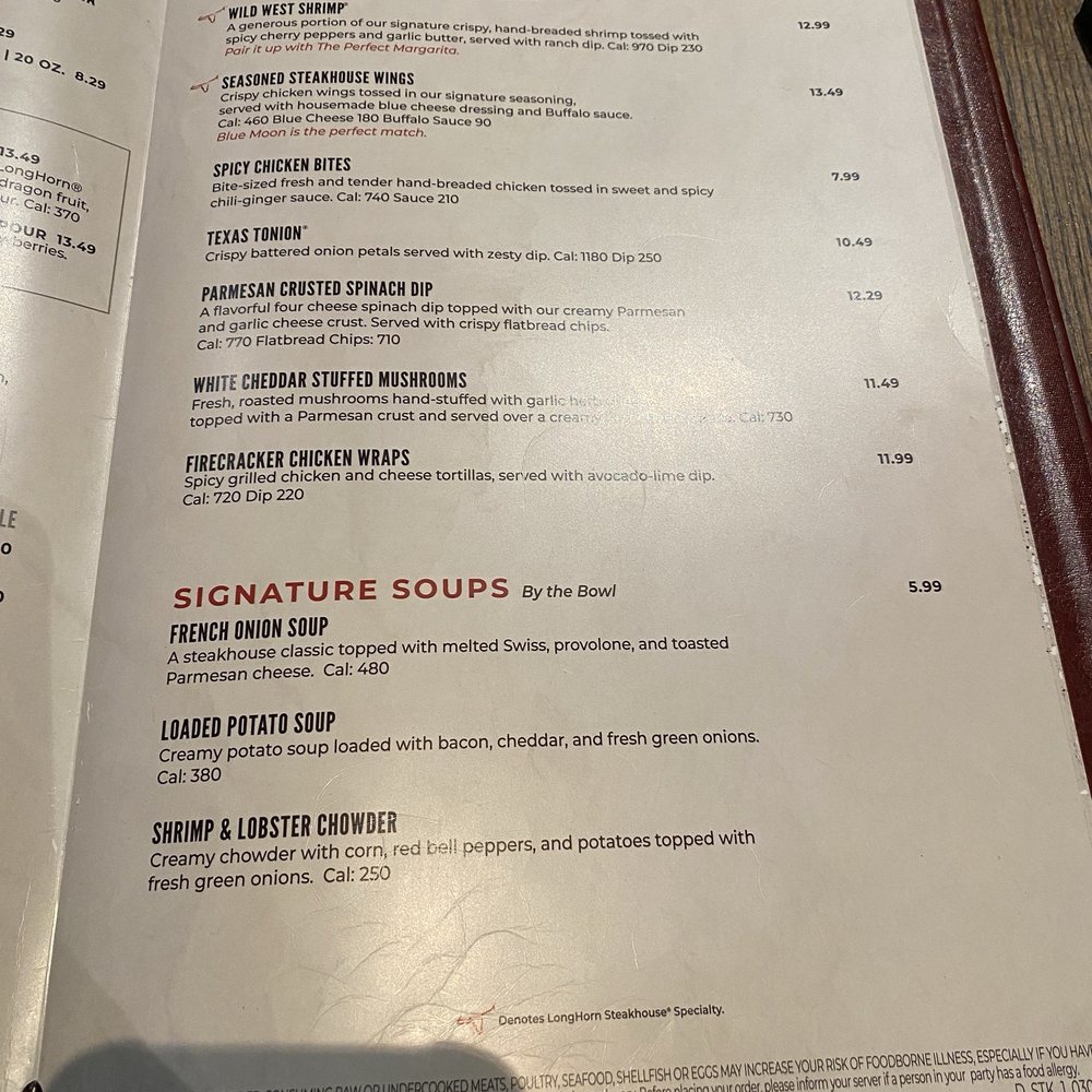 LongHorn Steakhouse - Menu - Steakhouses Near Me - North Haven, Connecticut LongHorn Steakhouse - Menu - Steakhouses Near Me - North Haven, Connecticut