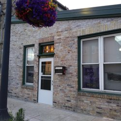 Black Cat Bodyworks - Outside of building. Great location in downtown Kenosha close to the Boathouse Restaurant.