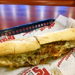 Penn Station East Coast Subs - Oooh yeah!! Penn's Philly cheese steak loaded with steak, and cheese yum