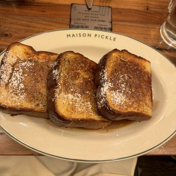 Maison Pickle - Brioche French toast - Cocktail Bars Near Me - New York, New York Maison Pickle - Brioche French toast - Cocktail Bars Near Me - New York, New York