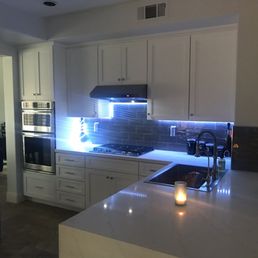 New cabinets and pulls.