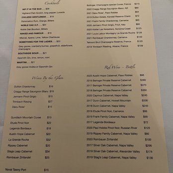 Daniello's - The wine & drink list. - Steakhouses Near Me - Roseville, California Daniello's - The wine & drink list. - Steakhouses Near Me - Roseville, California