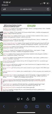 Menu photo 1 Shakebacks Lafayette, LA Menu photo 1 Shakebacks Lafayette, LA