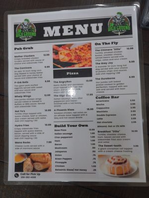 Menu photo 1 High Ground Hobbies and Cafe Madison, AL