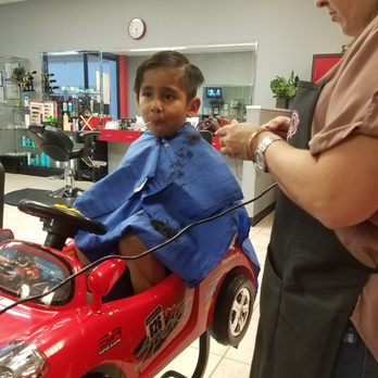 Kool Hair Cuts - During the process - Hair Salons Near Me - Tomball, Texas Kool Hair Cuts - During the process - Hair Salons Near Me - Tomball, Texas