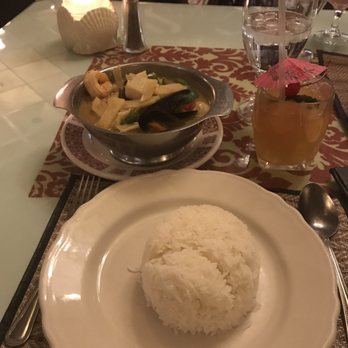 King & I - 49. Seafood with Green Curry - Thai Near Me - Milwaukee, Wisconsin