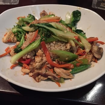 Yard House - Chicken rice bowl. Good but they take "rice bowl" quite literally. Wish there was a little less rice and more chicken. - New American Near Me - Tucson, Arizona