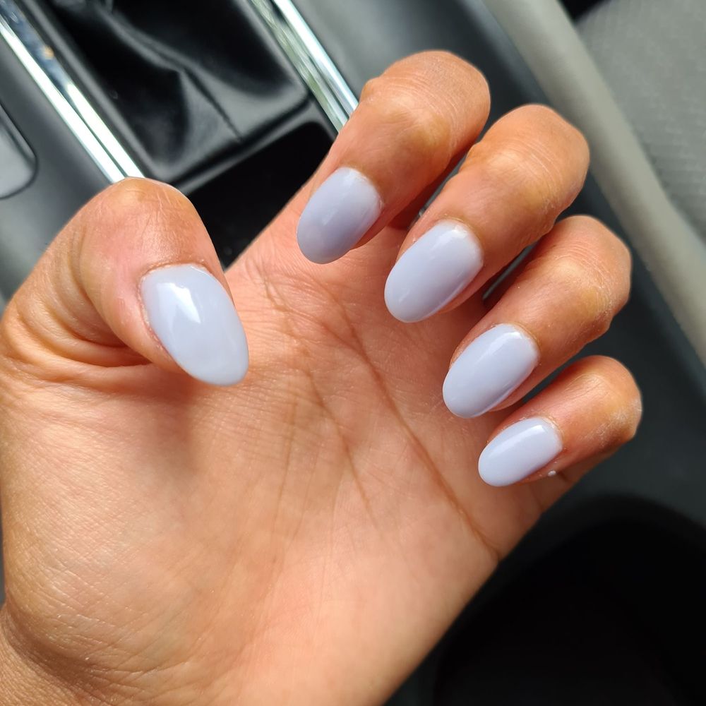 Scarlett’s Salon Spa & Nails - Lavender dip nails almond shape - nice work!! - Nail Salons Near Me - Austin, Texas Scarlett’s Salon Spa & Nails - Lavender dip nails almond shape - nice work!! - Nail Salons Near Me - Austin, Texas