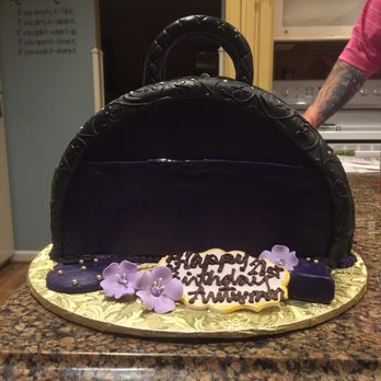 Cakes By Happy Eatery - A cake in the shape of a purse! It had studs, a zipper, the works. Beautiful detail, with accessories too. It was delicious! - Bakeries Near Me - Manassas, Virginia