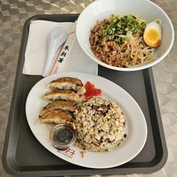 Ramen Ezogiku - Mezemen with Gyoza and Fried Rice