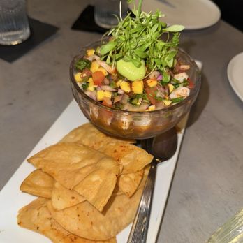 Oak - Ceviche. Extremely sour and salty. Not recommended. - New American Near Me - Laguna Beach, California Oak - Ceviche. Extremely sour and salty. Not recommended. - New American Near Me - Laguna Beach, California