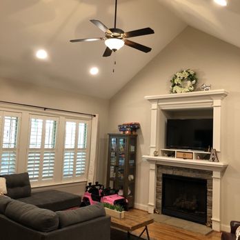 Southern Accent Shutters and Blinds - New shutters look great and add privacy to our living room - Shutters Near Me - Clayton, North Carolina