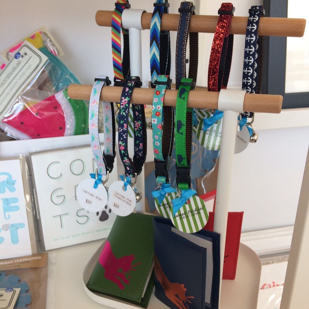 Inkwell Modern Handmade - They have an entire pet section! I was oohing and aaahing over these cute cat collars - Cards & Stationery Near Me - Halifax, Nova Scotia Inkwell Modern Handmade - They have an entire pet section! I was oohing and aaahing over these cute cat collars - Cards & Stationery Near Me - Halifax, Nova Scotia