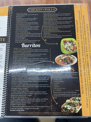 Menu photo 8 Los Compadres Williamsburg, OH