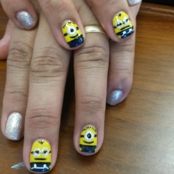 Green Ivy Nails & Spa - Yey! My Minions finally! Thanks for the hard work Kathy! Im always speechless! - Nail Salons Near Me - Temecula, California