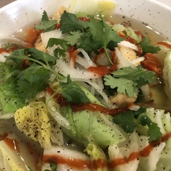 Pho LA - Veggie pho w/ pepper and siracha before the toppings! - Vietnamese Near Me - San Jose, California Pho LA - Veggie pho w/ pepper and siracha before the toppings! - Vietnamese Near Me - San Jose, California