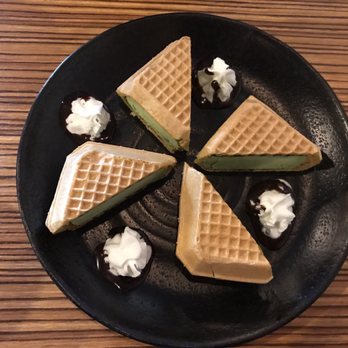 Uma Uma - Green Tea Ice Cream Waffle - Ramen Near Me - Ellicott City, Maryland