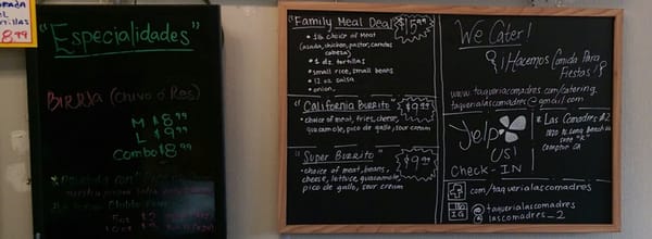 Menu photo 7 Taqueria Las Comadres La Mirada, CA Menu photo 7 Taqueria Las Comadres La Mirada, CA
