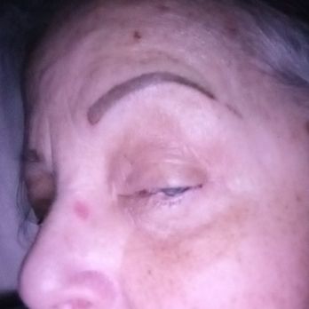 Accent Permanent Makeup Studio - Gray areas under her work - Permanent Makeup Near Me - Temecula, California
