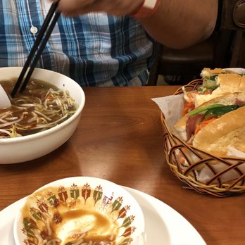 Lee's Bakery - My husband's combo - Beef Pho and Full Banh Mi. - Vietnamese Near Me - Atlanta, Georgia